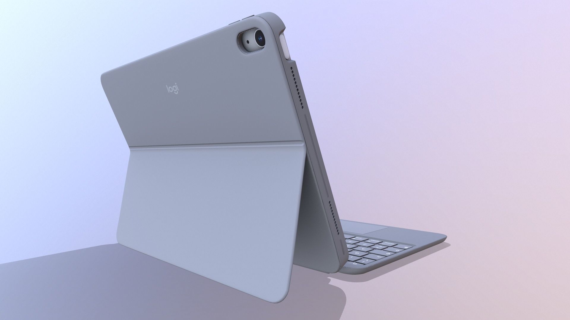 Logitech Tablet 3D model_4