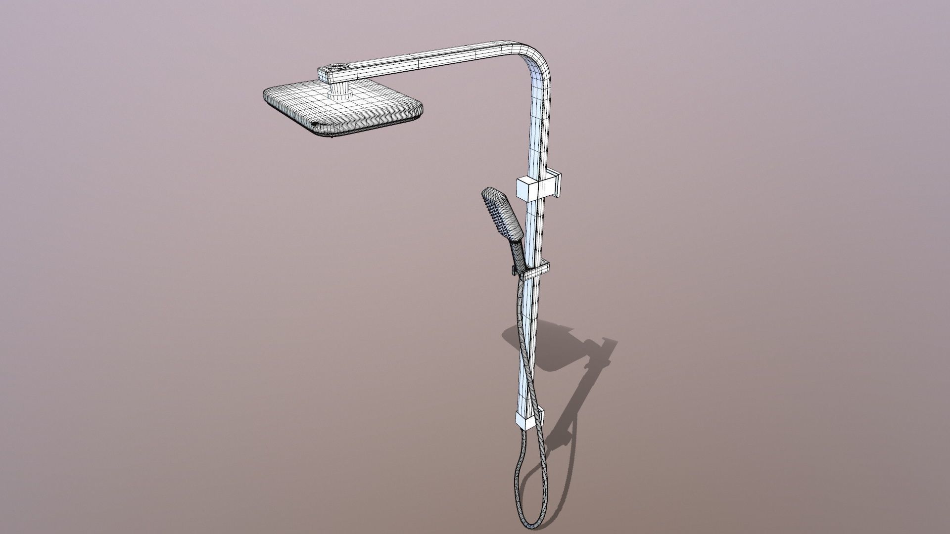 Shower 3D model_9