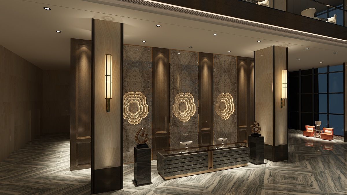 The Hotel Lobby 9 3D model_11