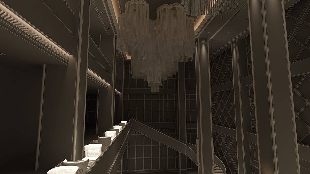 The Hotel Lobby 9 3D model_15