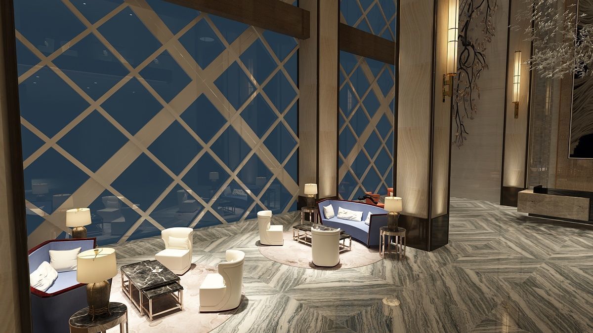 The Hotel Lobby 9 3D model_12