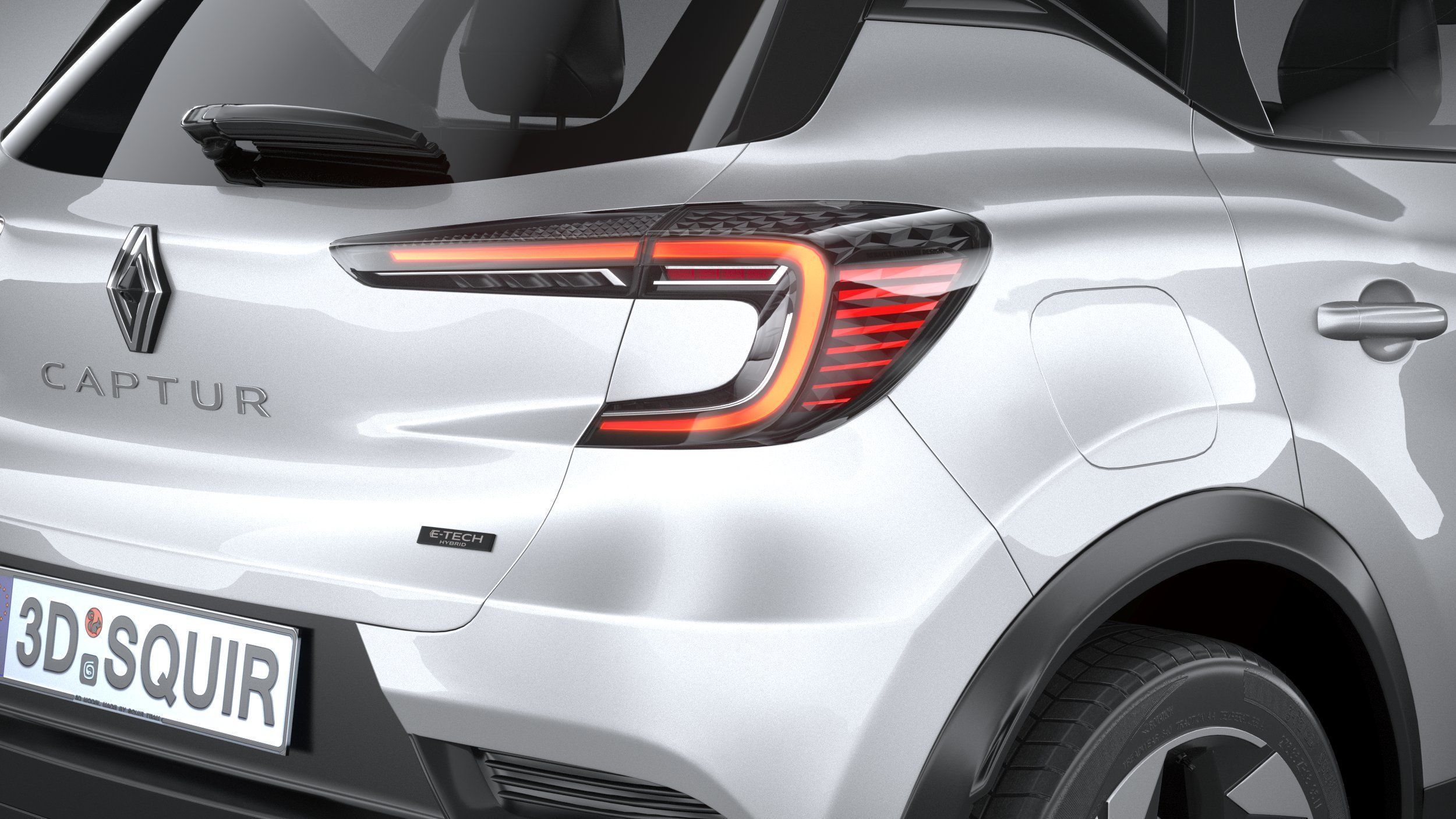 Renault Captur 2025 3D model_18