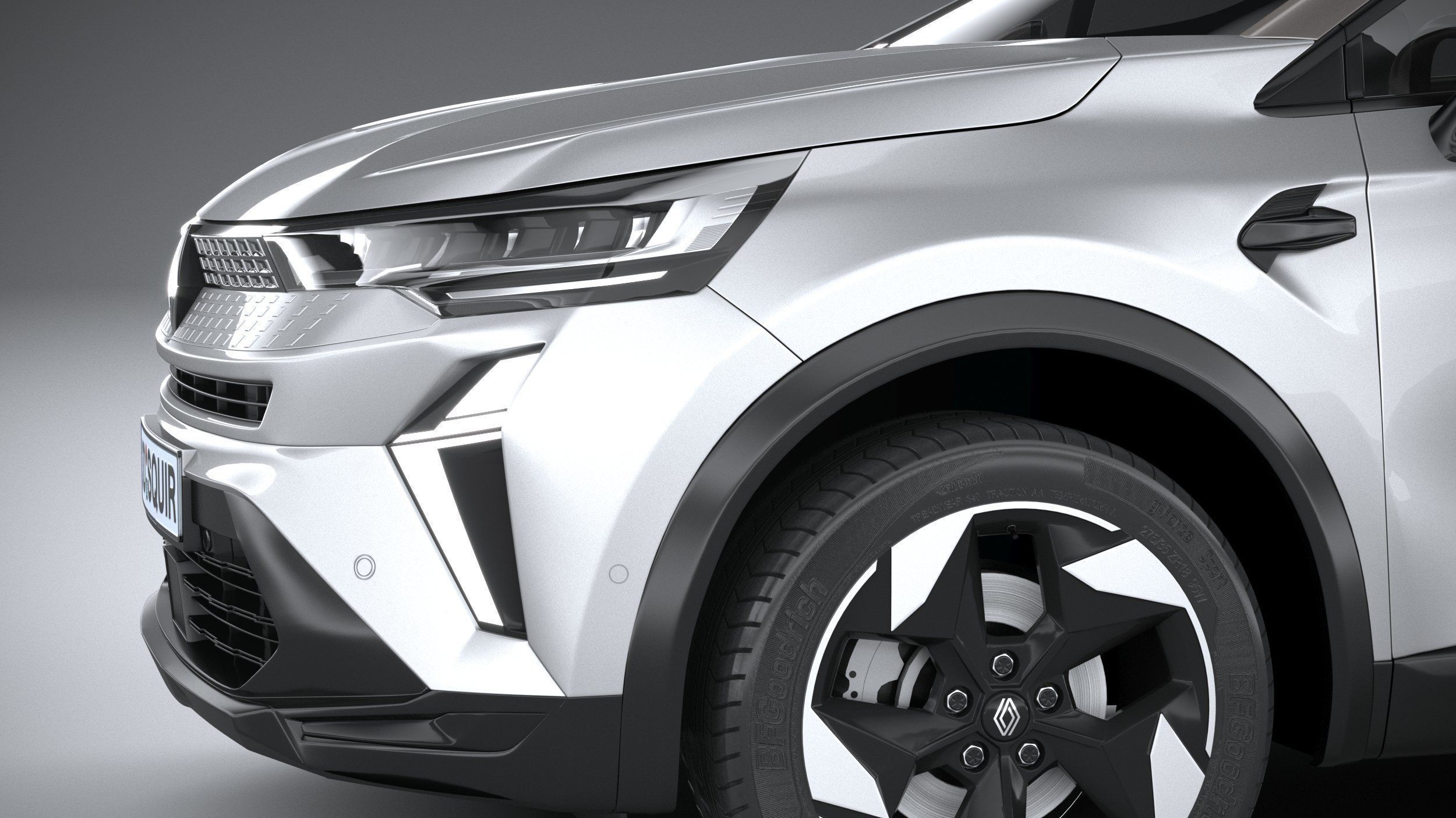 Renault Captur 2025 3D model_3