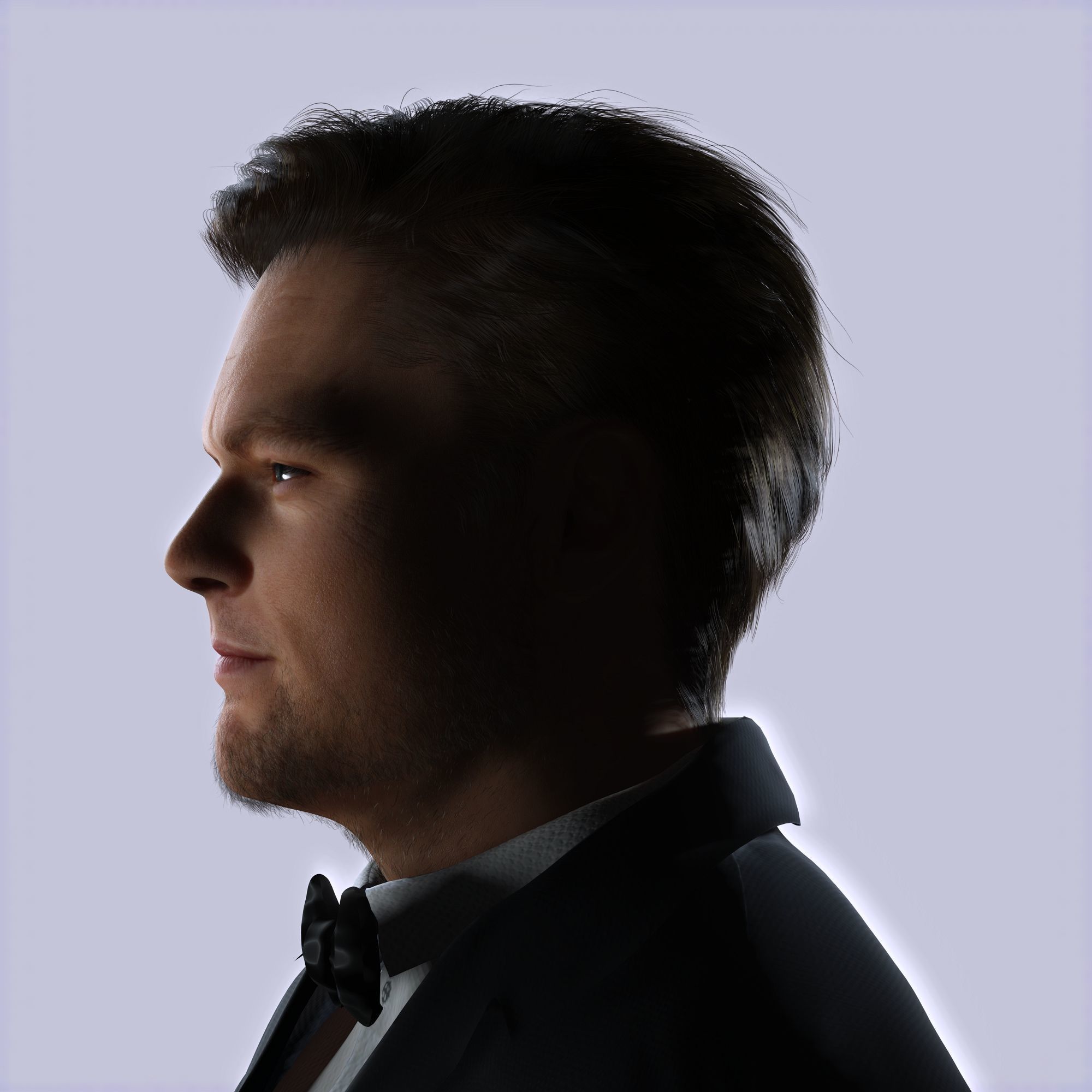 Leonardo DiCaprio 3D Model Low-poly Low-poly 3D model_2