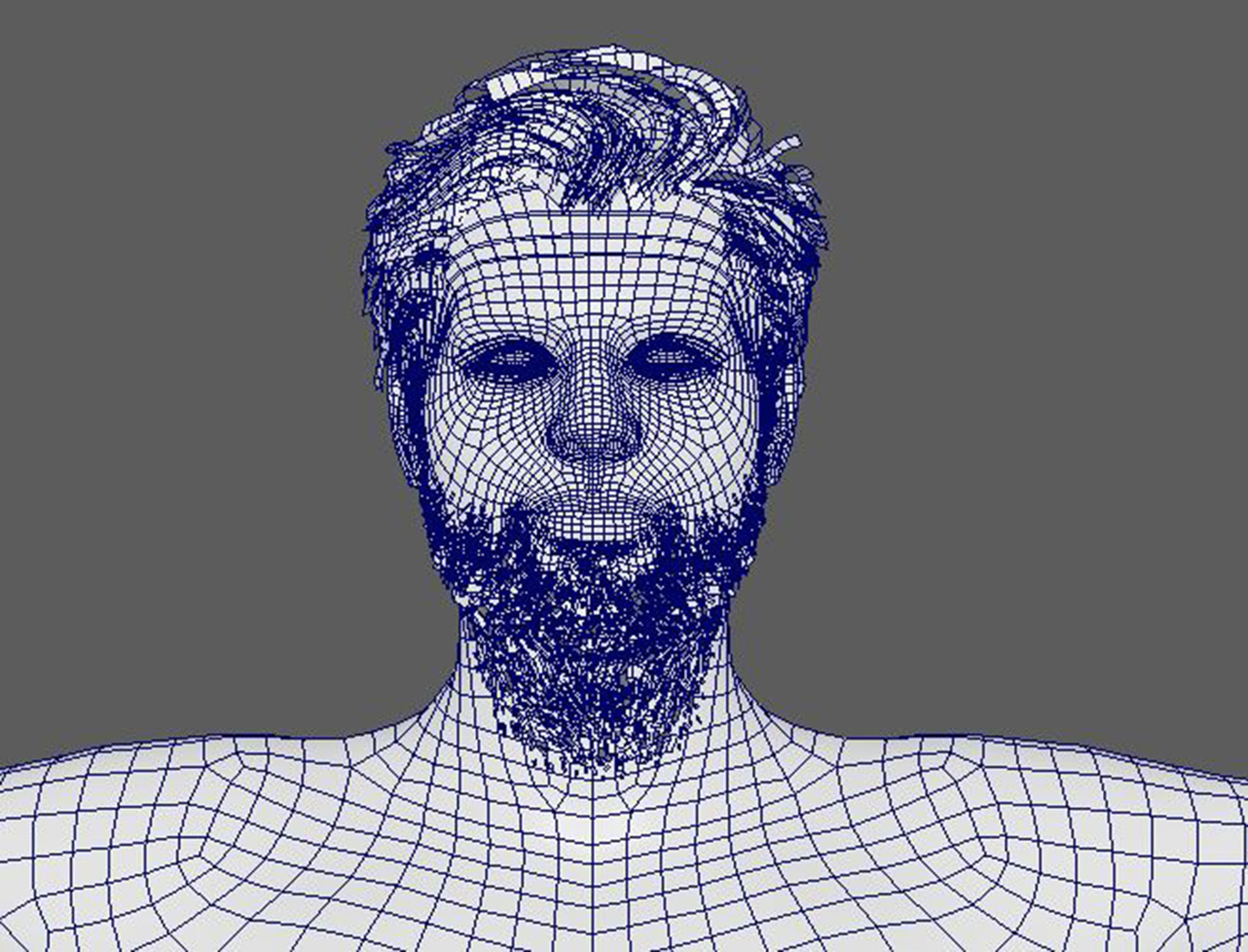 Leonardo DiCaprio 3D Model Low-poly Low-poly 3D model_17