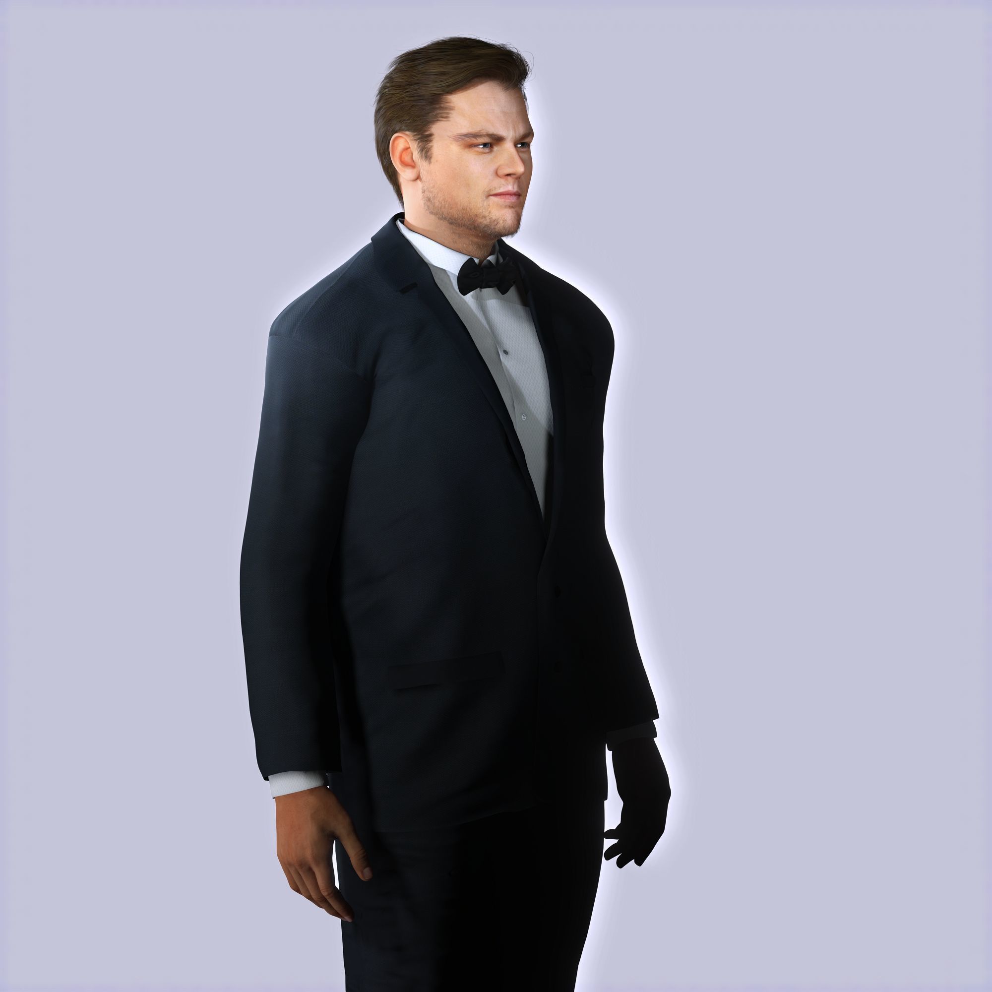 Leonardo DiCaprio 3D Model Low-poly Low-poly 3D model_11