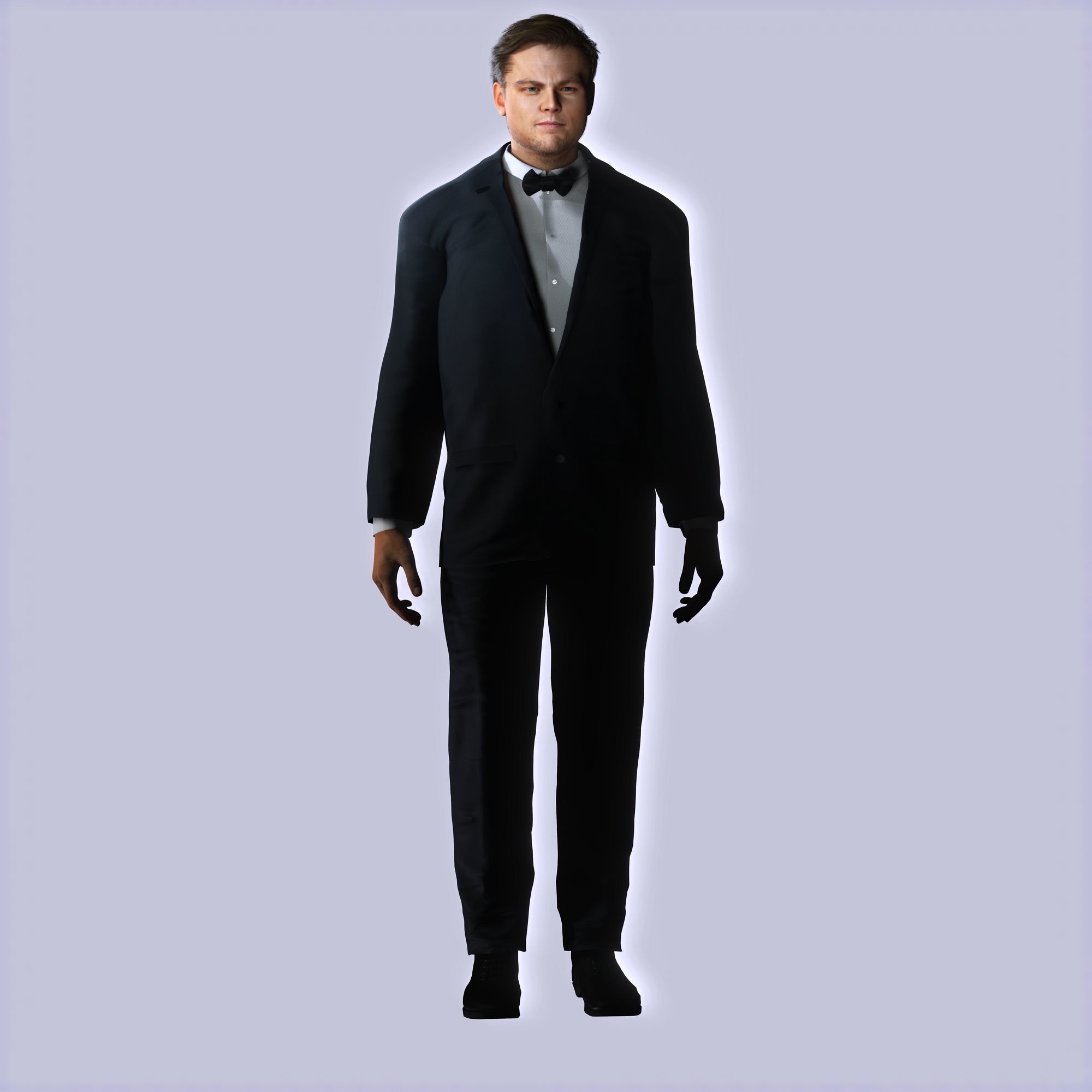 Leonardo DiCaprio 3D Model Low-poly Low-poly 3D model_9