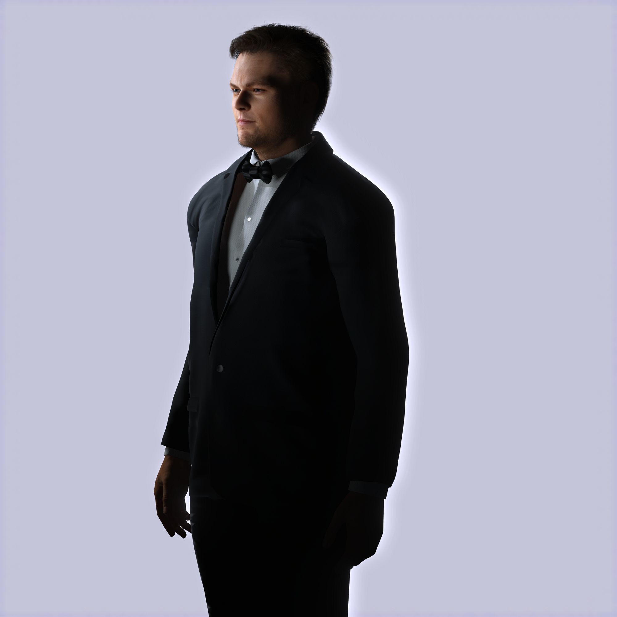 Leonardo DiCaprio 3D Model Low-poly Low-poly 3D model_8