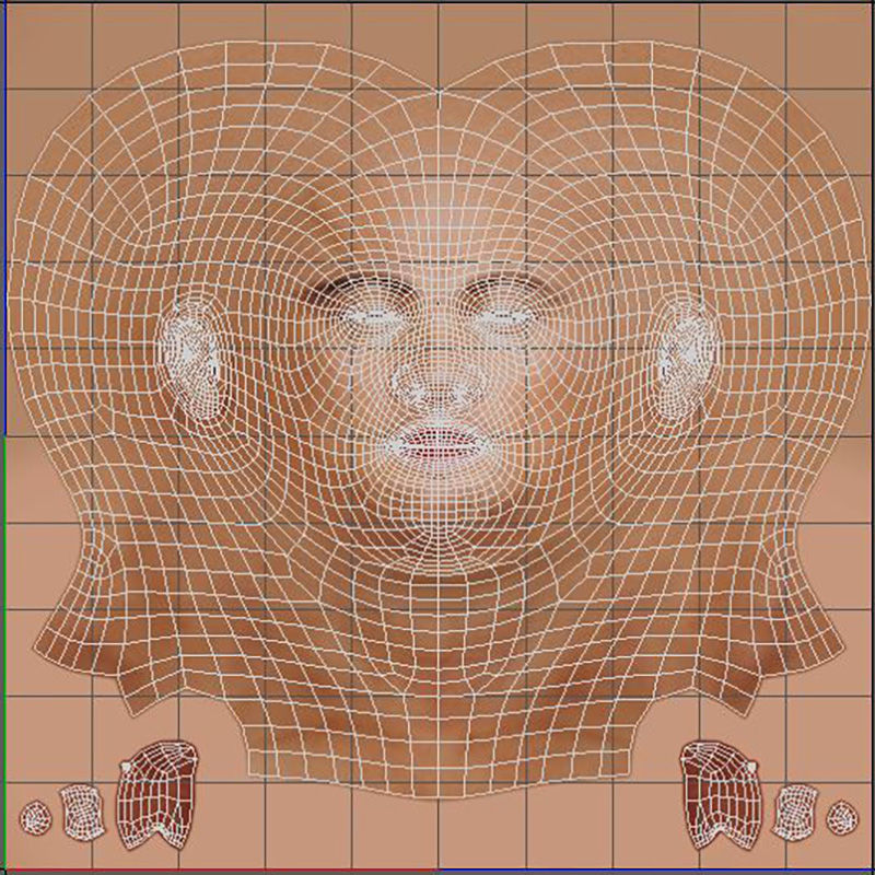 Leonardo DiCaprio 3D Model Low-poly Low-poly 3D model_19