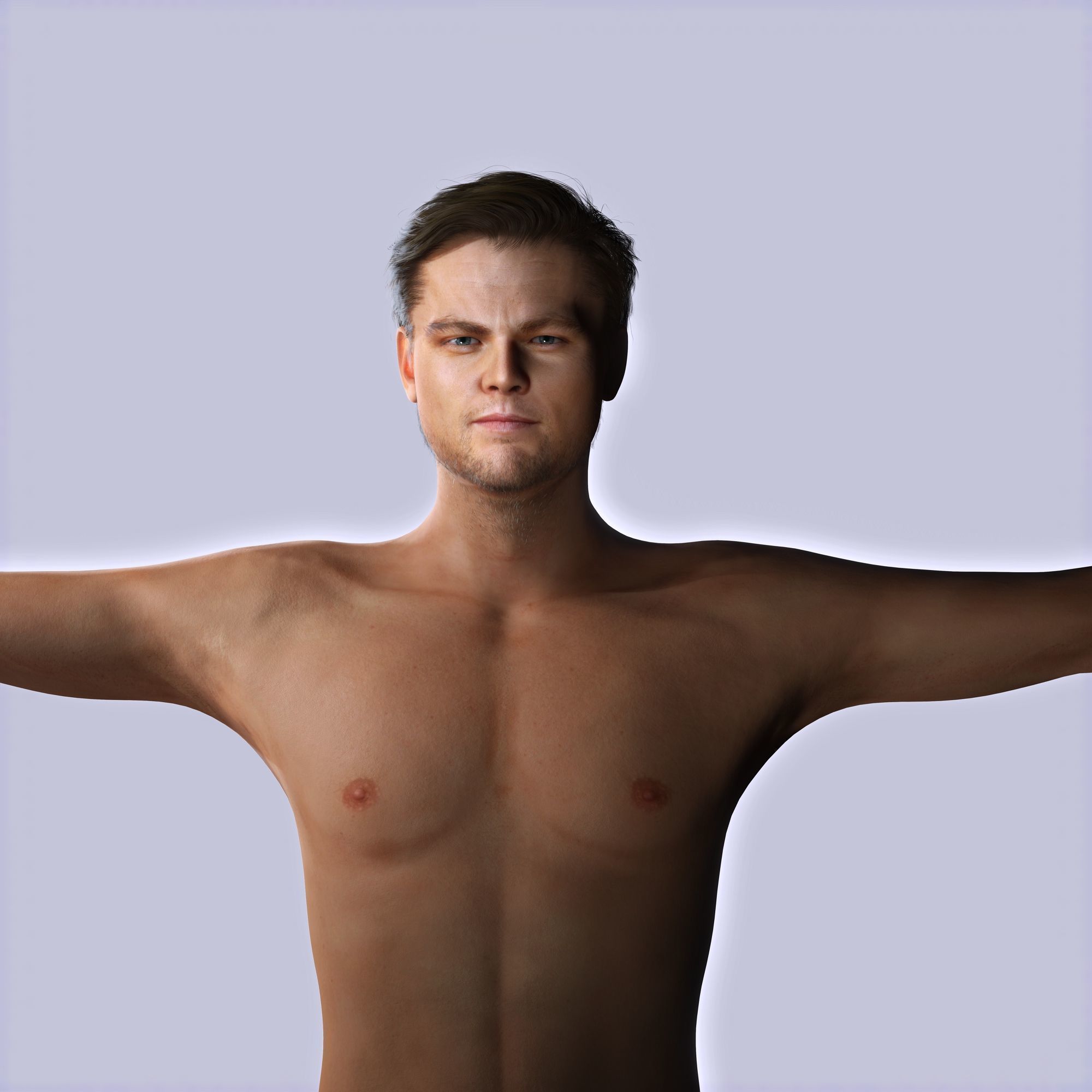 Leonardo DiCaprio 3D Model Low-poly Low-poly 3D model_14