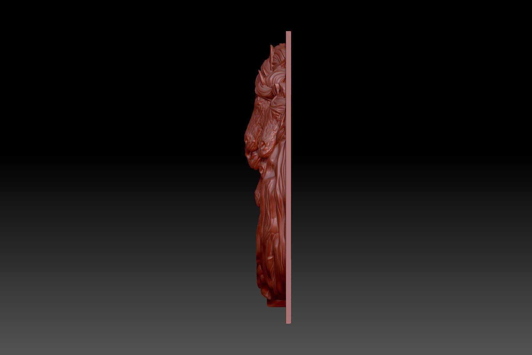 Horses 3D print model_1