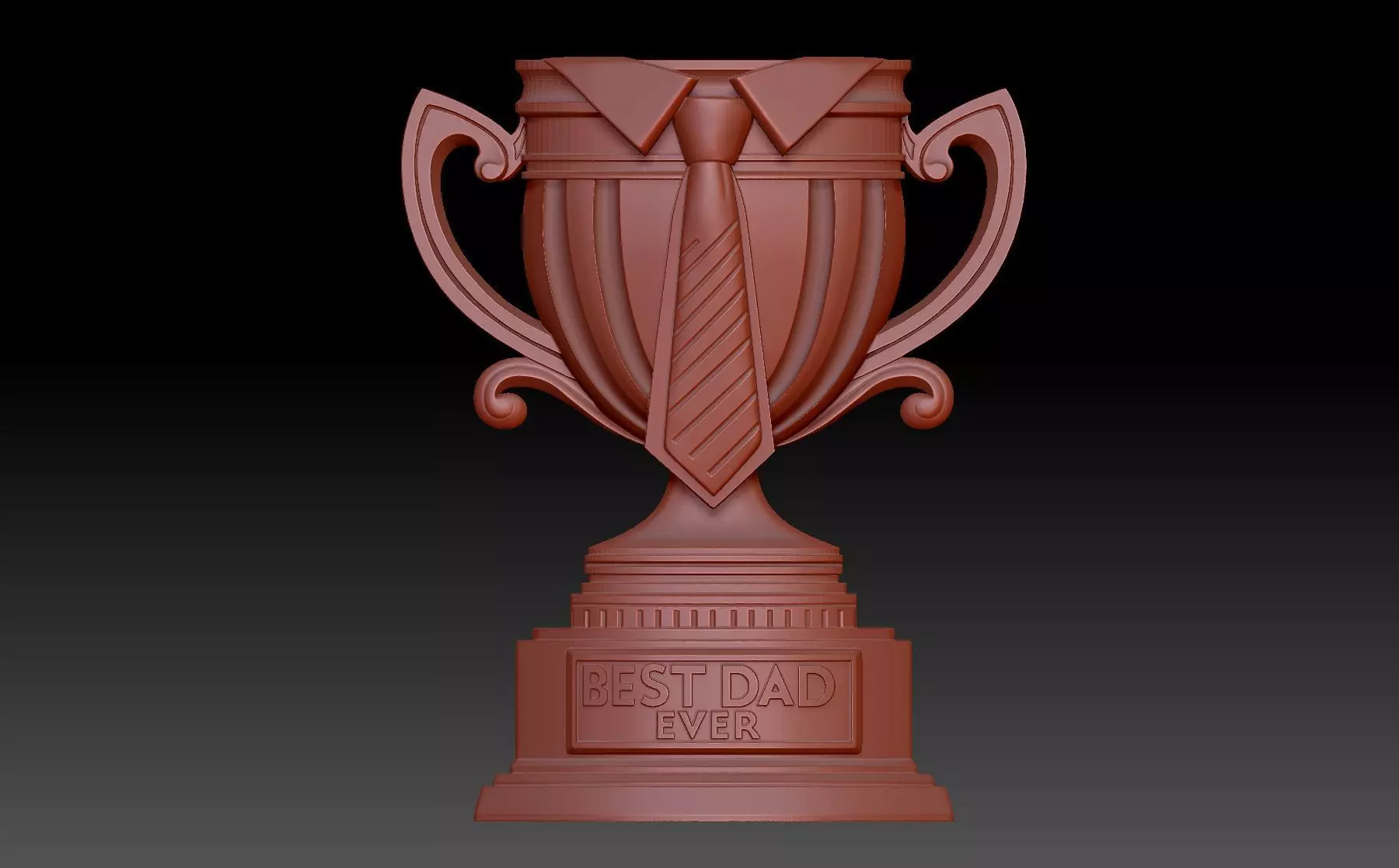  cup  best dad 3D print model_0
