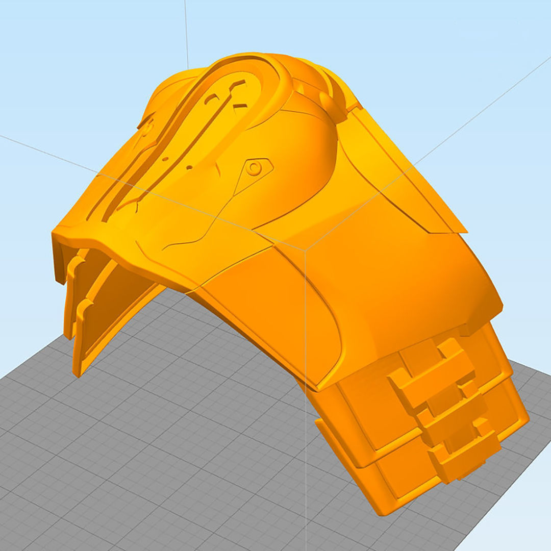 Mortal Kombat Mask STL 3D Print Files 3D print model_2