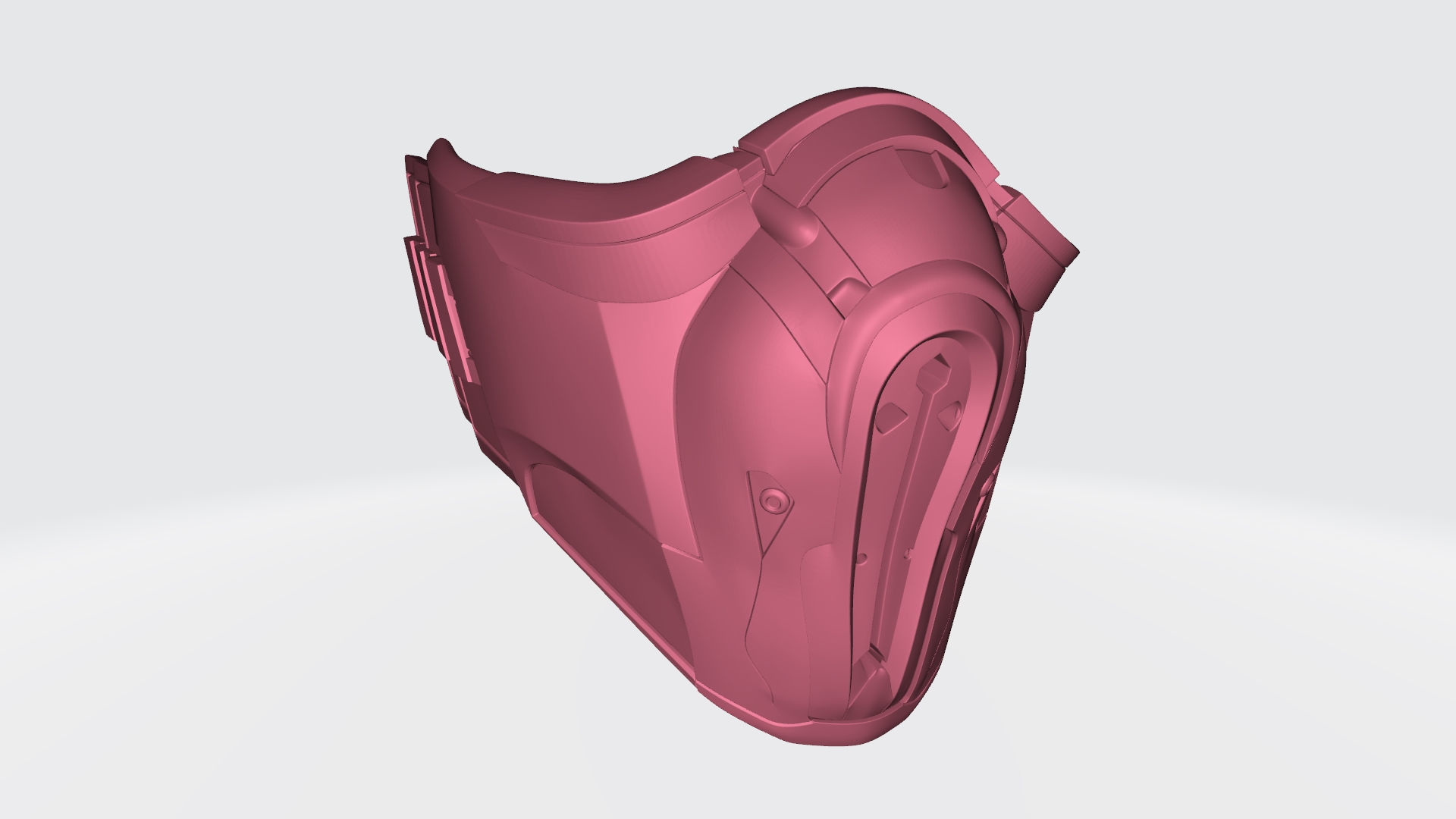 Mortal Kombat Mask STL 3D Print Files 3D print model_4