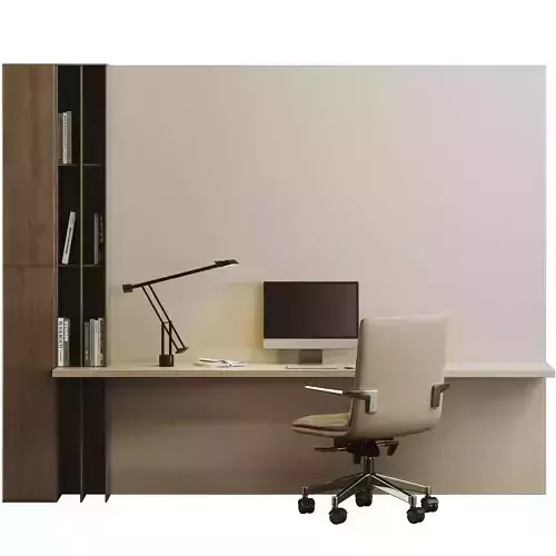 Home Office Set 06 3D model