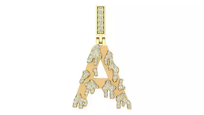 Alphabet Latter hiphop Pendent