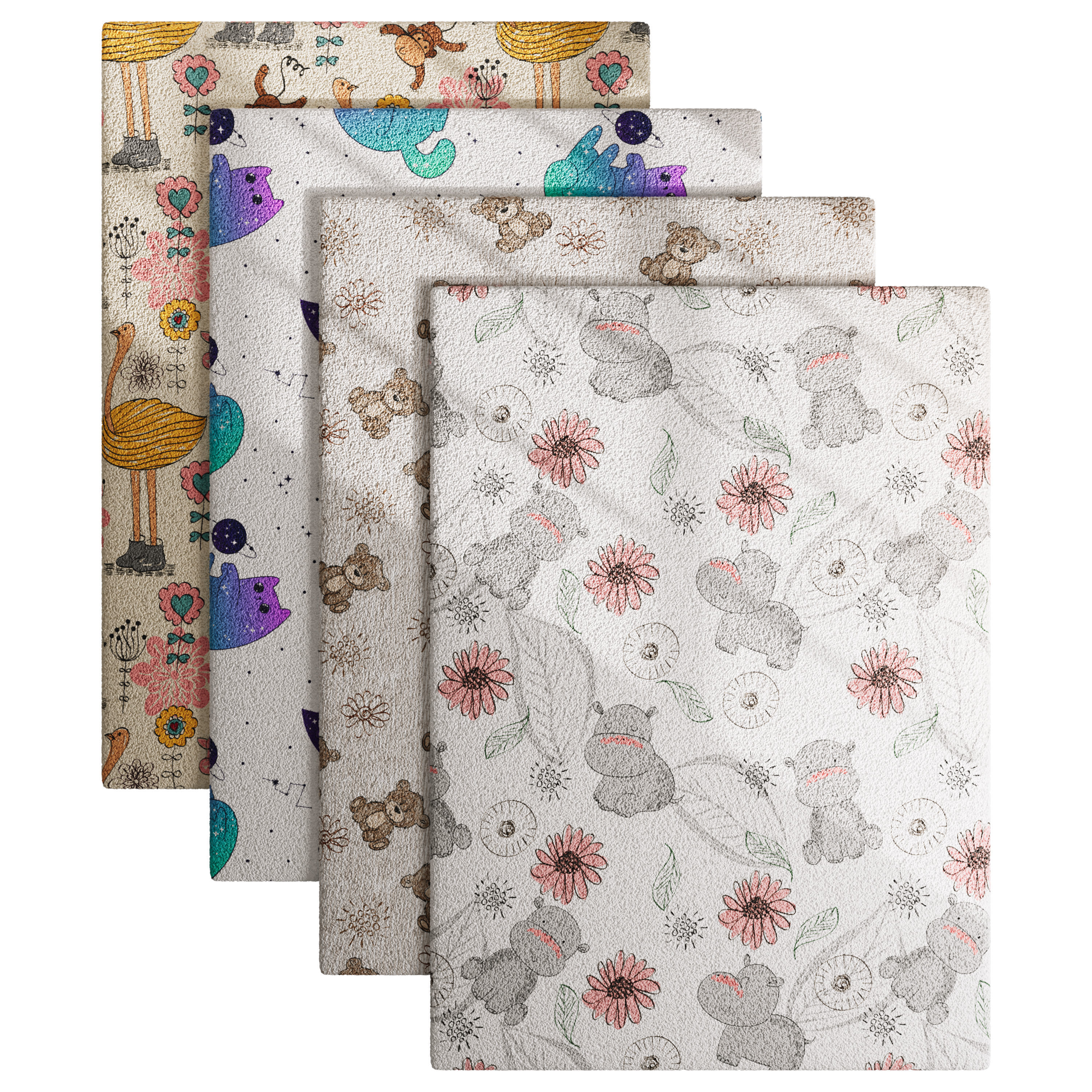 carpet for childrens room set 3 3D model_8