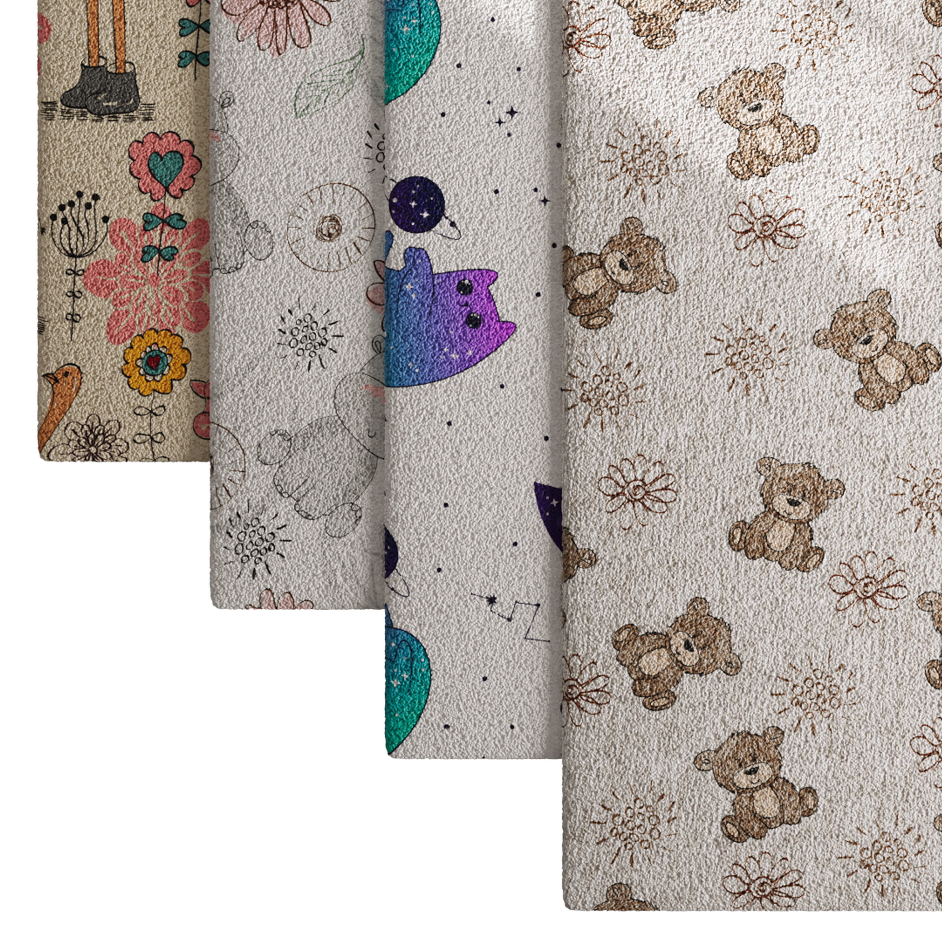 carpet for childrens room set 3 3D model_7