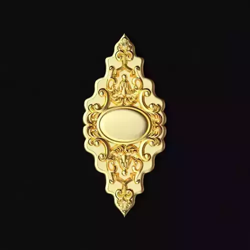 Central decor ornament for furniture