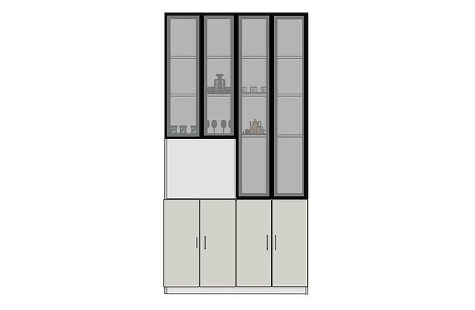 Crockery Unit 3D model