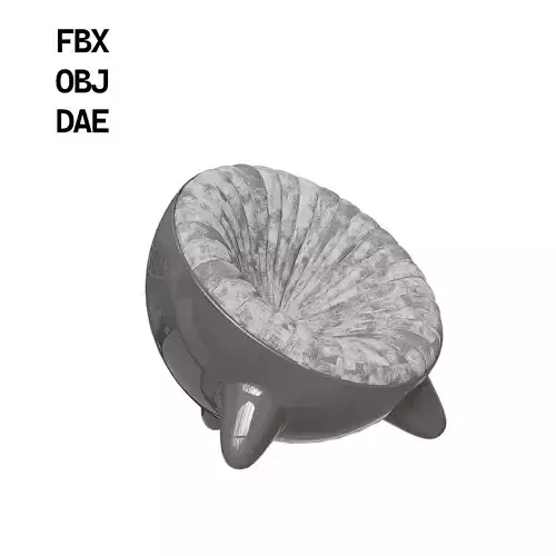 Abel lounge chair 3D model