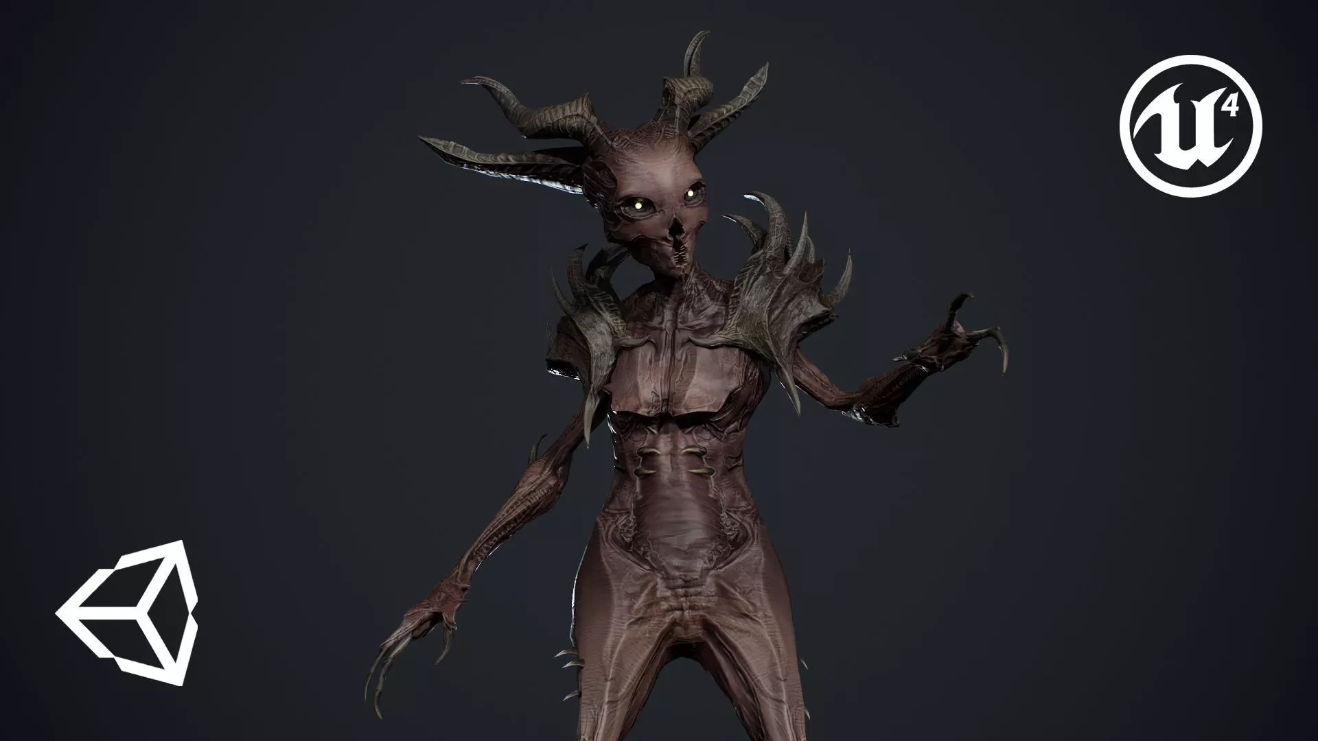 Monster 13 Low-poly 3D model_0