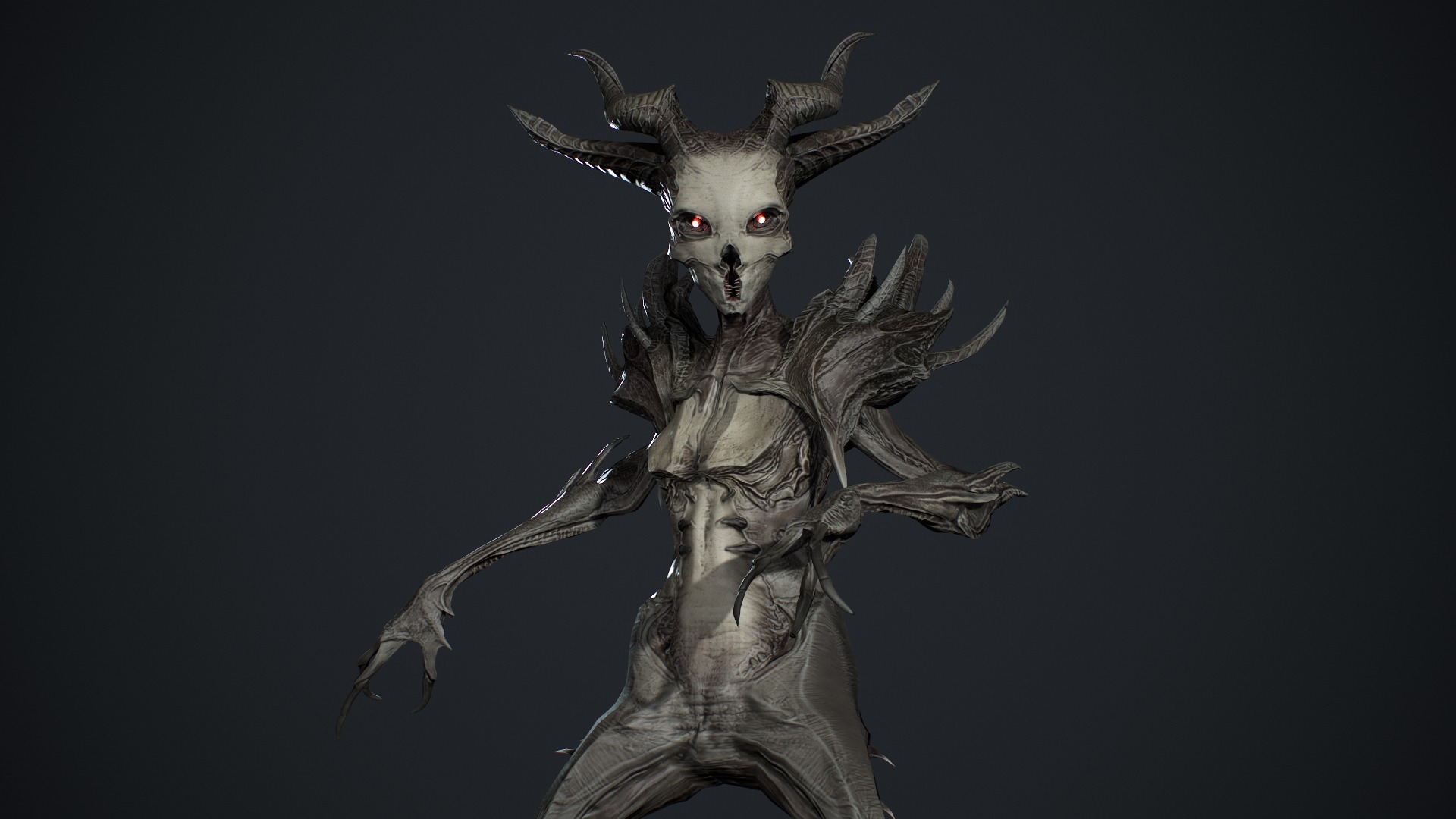 Monster 13 Low-poly 3D model_12