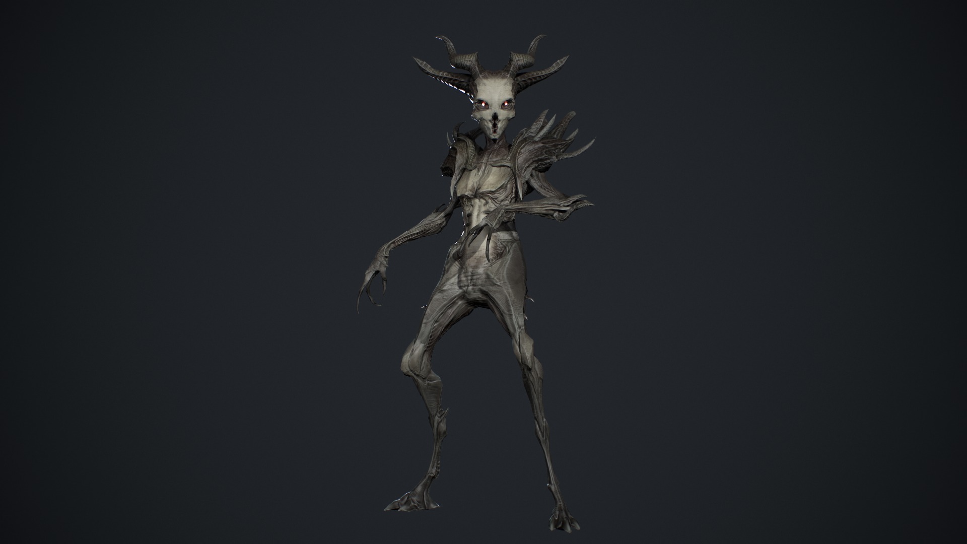 Monster 13 Low-poly 3D model_16