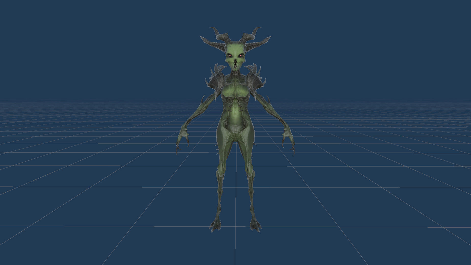 Monster 13 Low-poly 3D model_25
