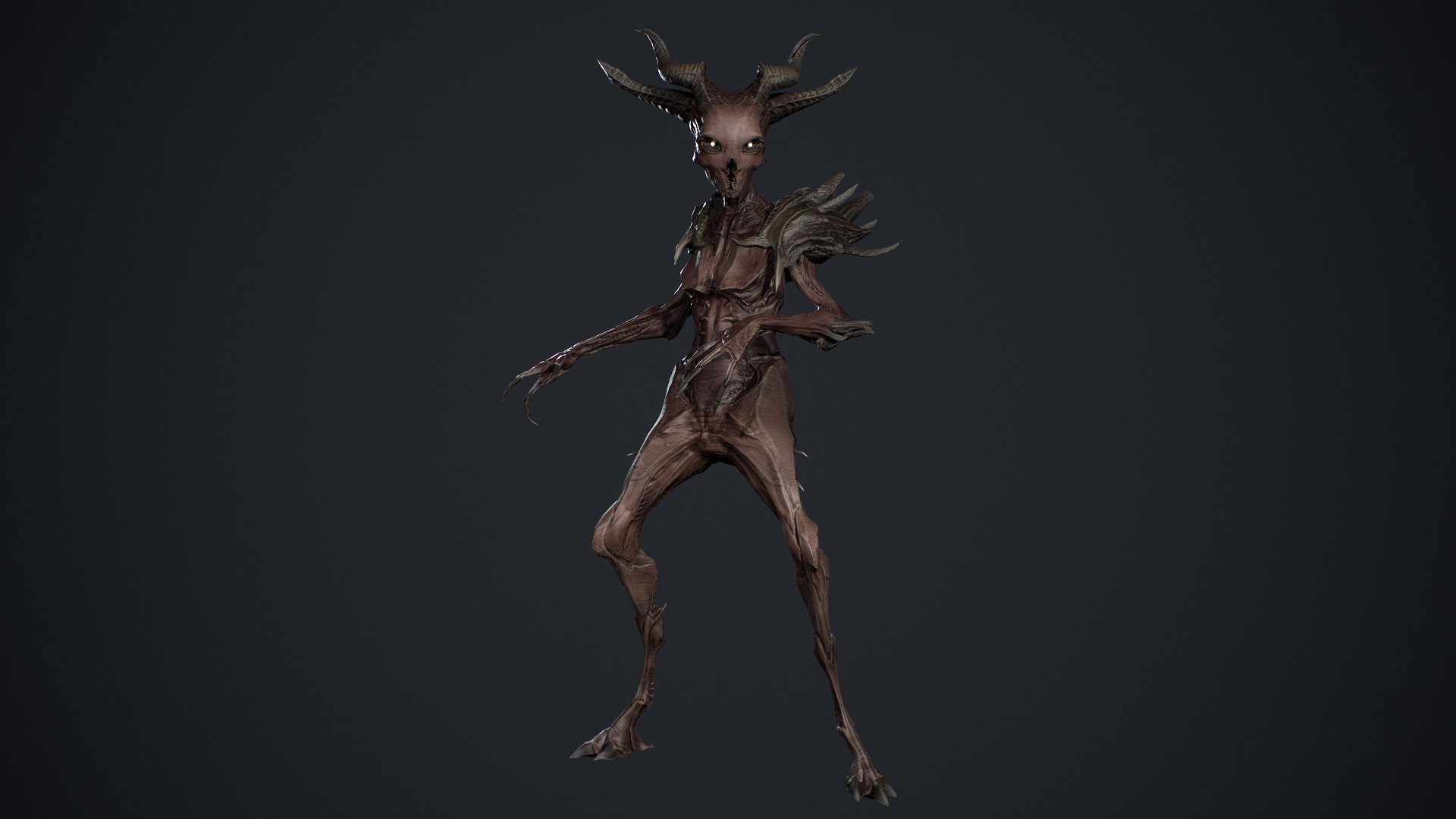 Monster 13 Low-poly 3D model_18