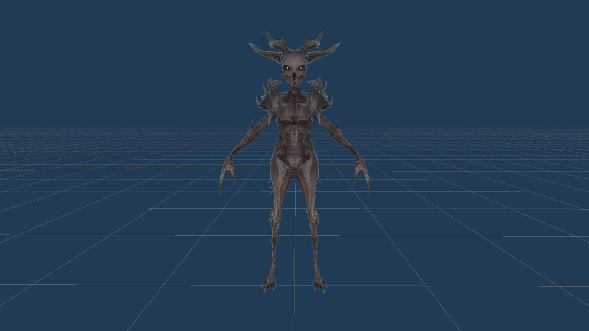 Monster 13 Low-poly 3D model_26
