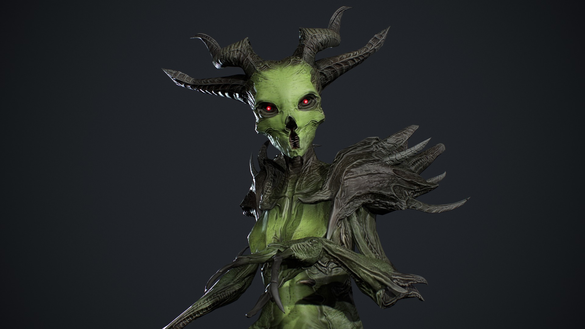 Monster 13 Low-poly 3D model_13