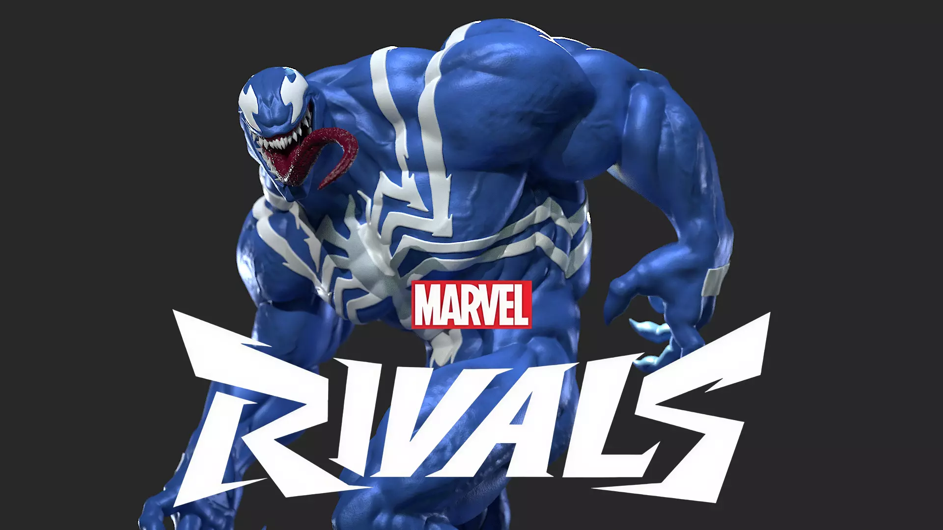 Venom Marvel Rivals 3D Print Statue 3D print model_0