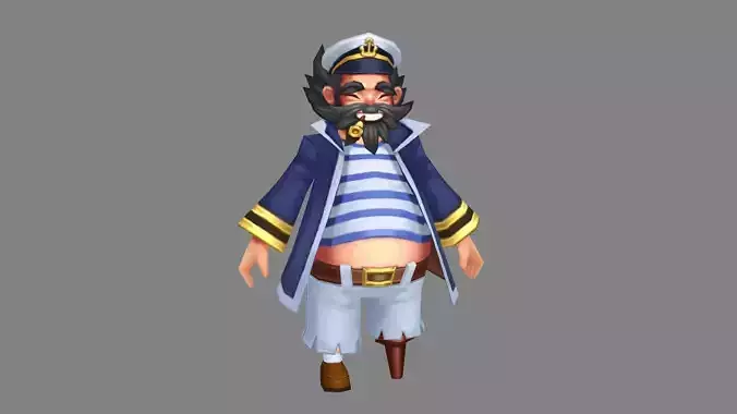 Cartoon sailor man