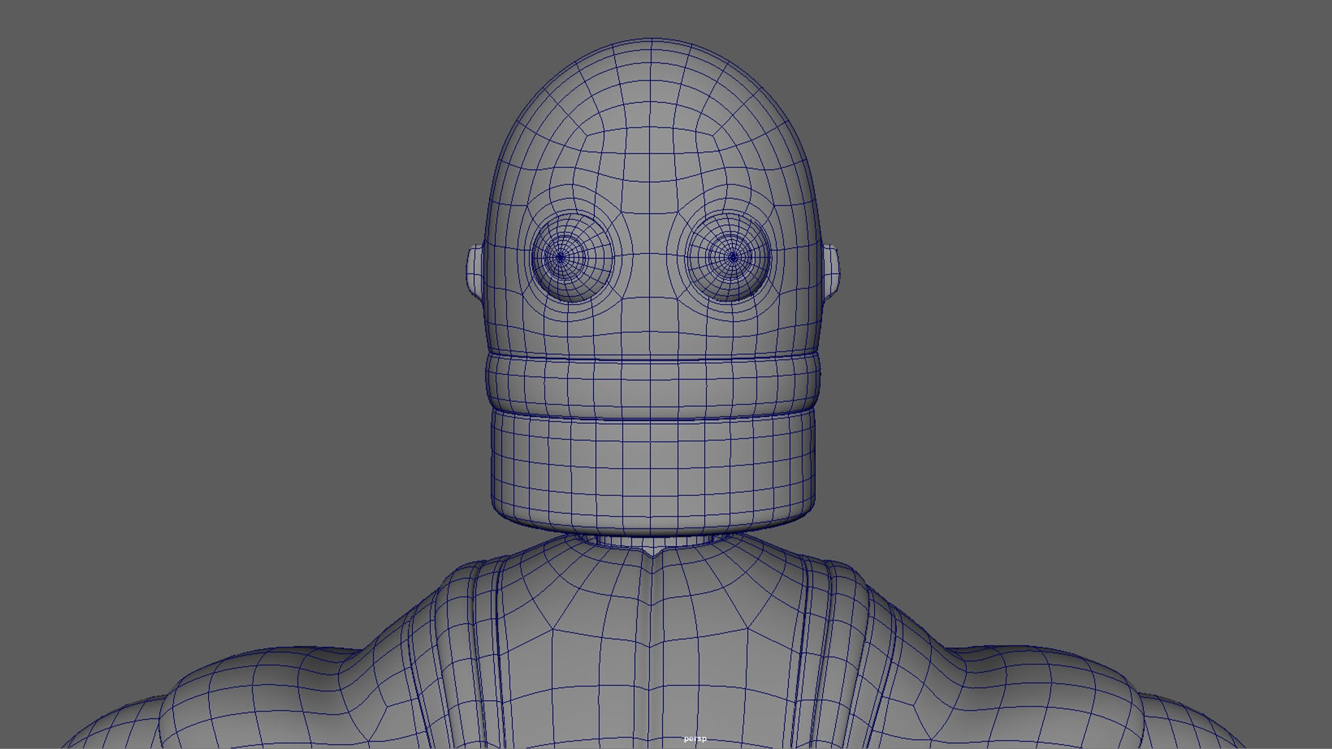 Robotic Character MAXIMUS WITHOUT RIG Low-poly 3D model_18