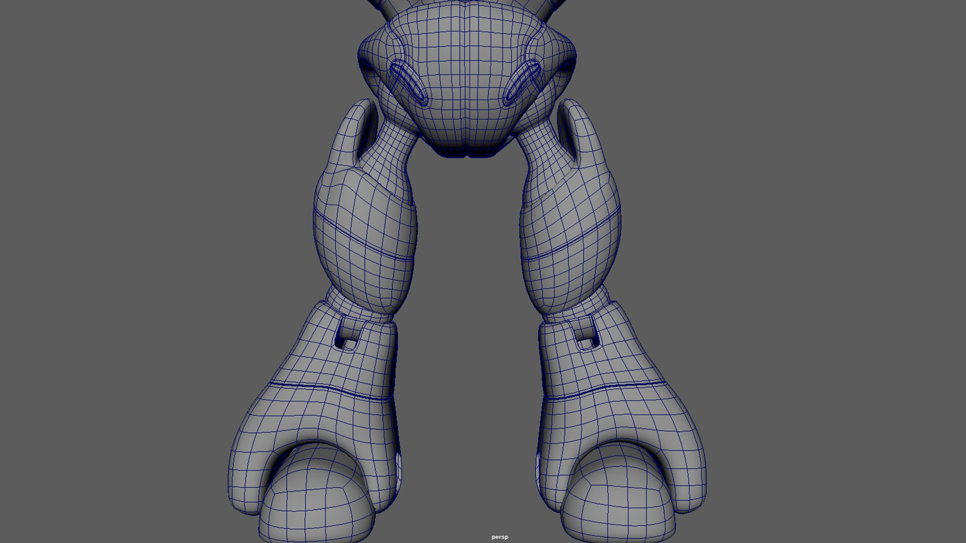 Robotic Character MAXIMUS WITHOUT RIG Low-poly 3D model_21