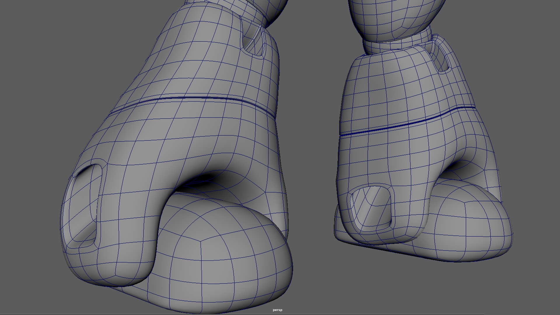 Robotic Character MAXIMUS WITHOUT RIG Low-poly 3D model_25