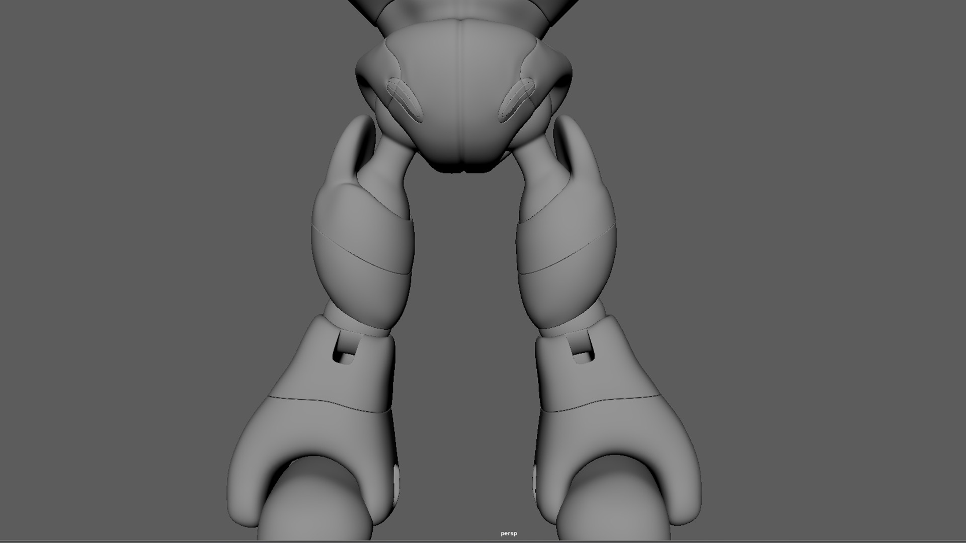 Robotic Character MAXIMUS WITHOUT RIG Low-poly 3D model_20