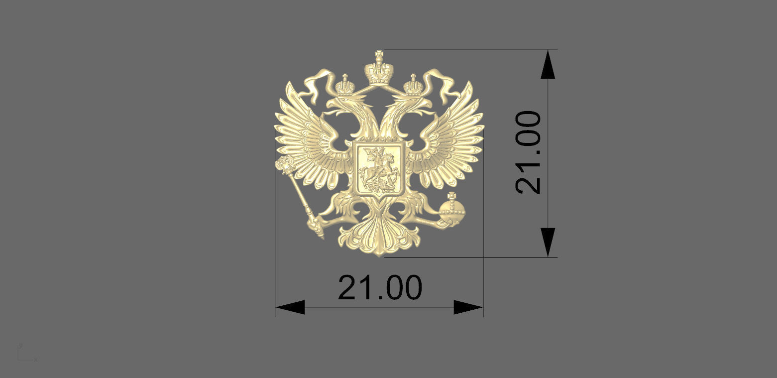 Coat of arms 3D print model_2