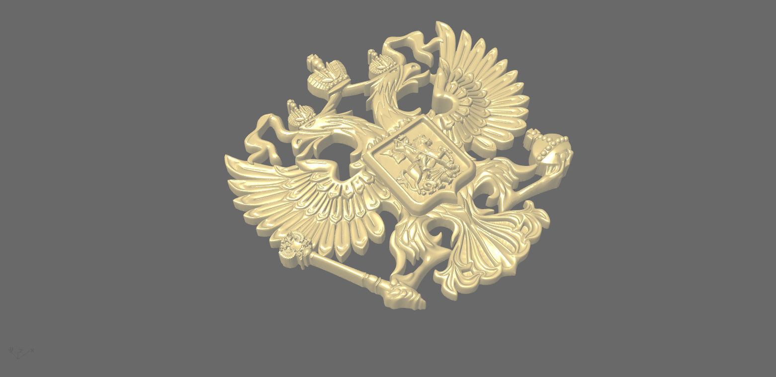 Coat of arms 3D print model_5