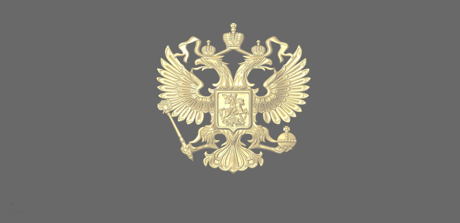 Coat of arms 3D print model_3