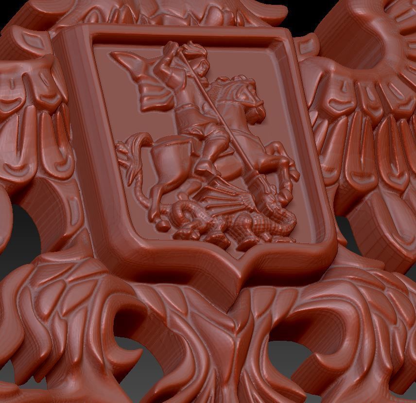 Coat of arms 3D print model_1