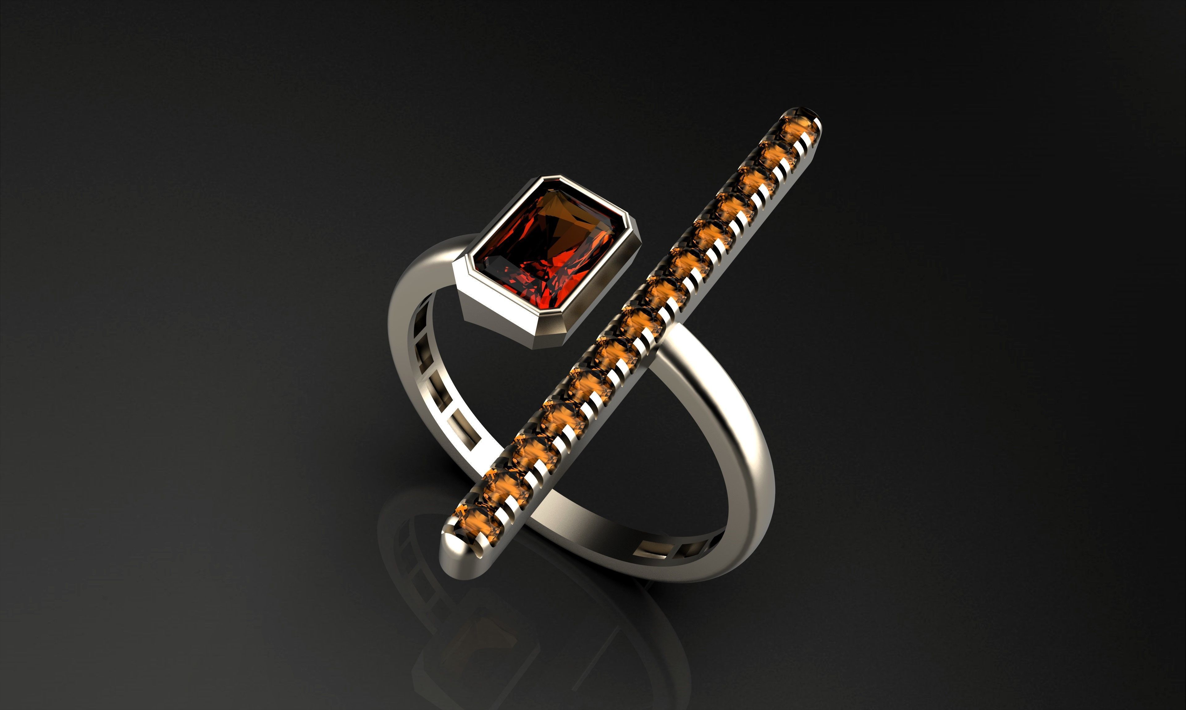 A100-64-ring 3D print model_10