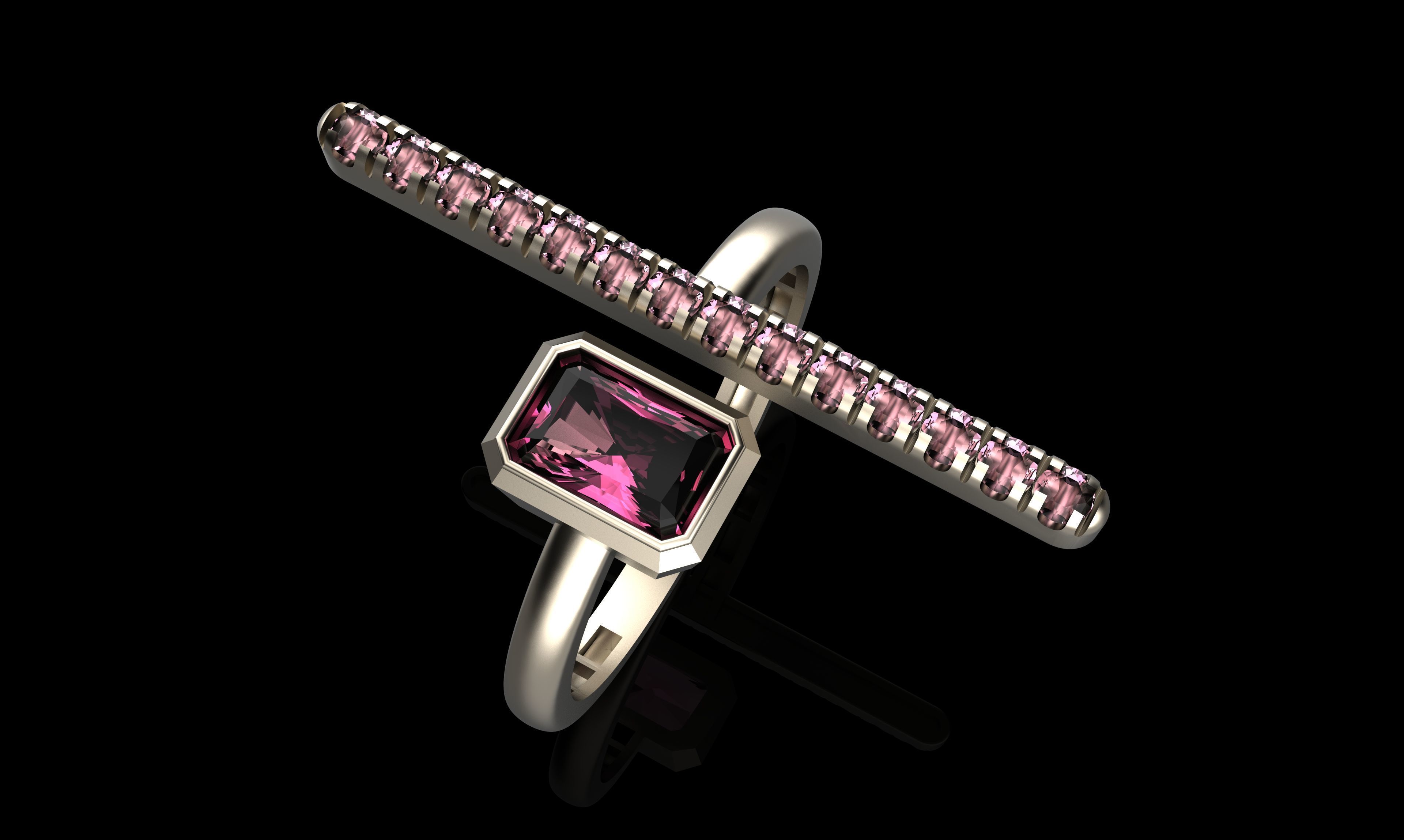 A100-64-ring 3D print model_7
