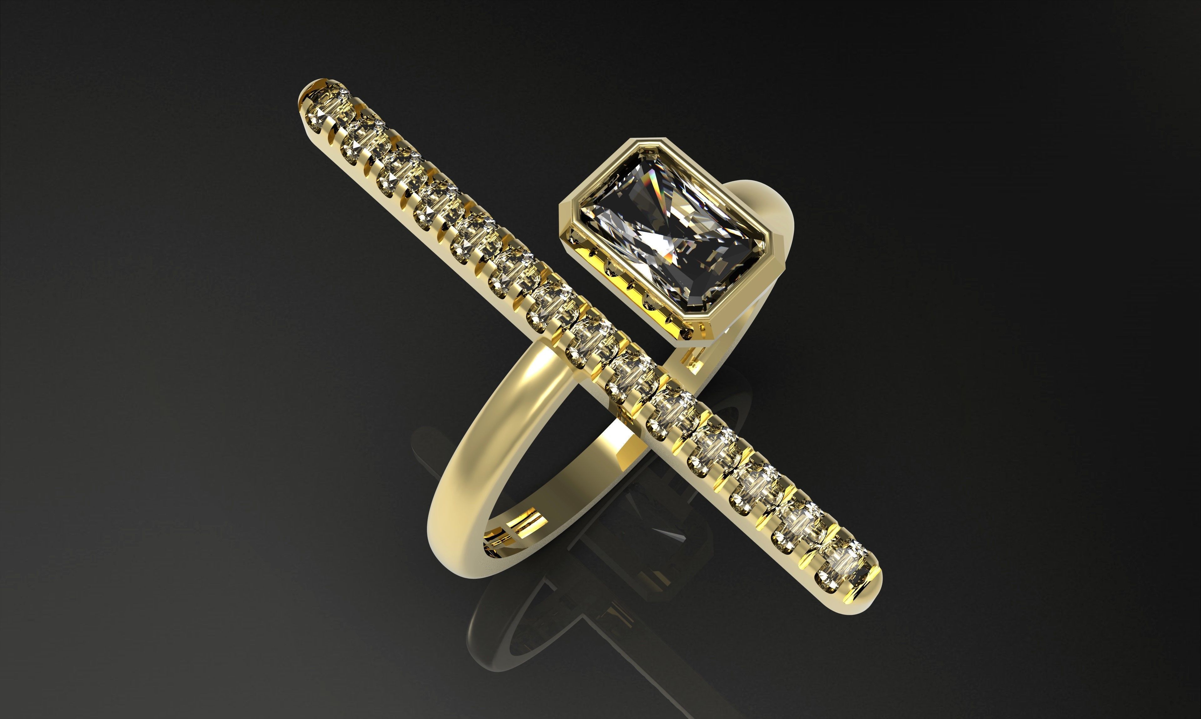 A100-64-ring 3D print model_17