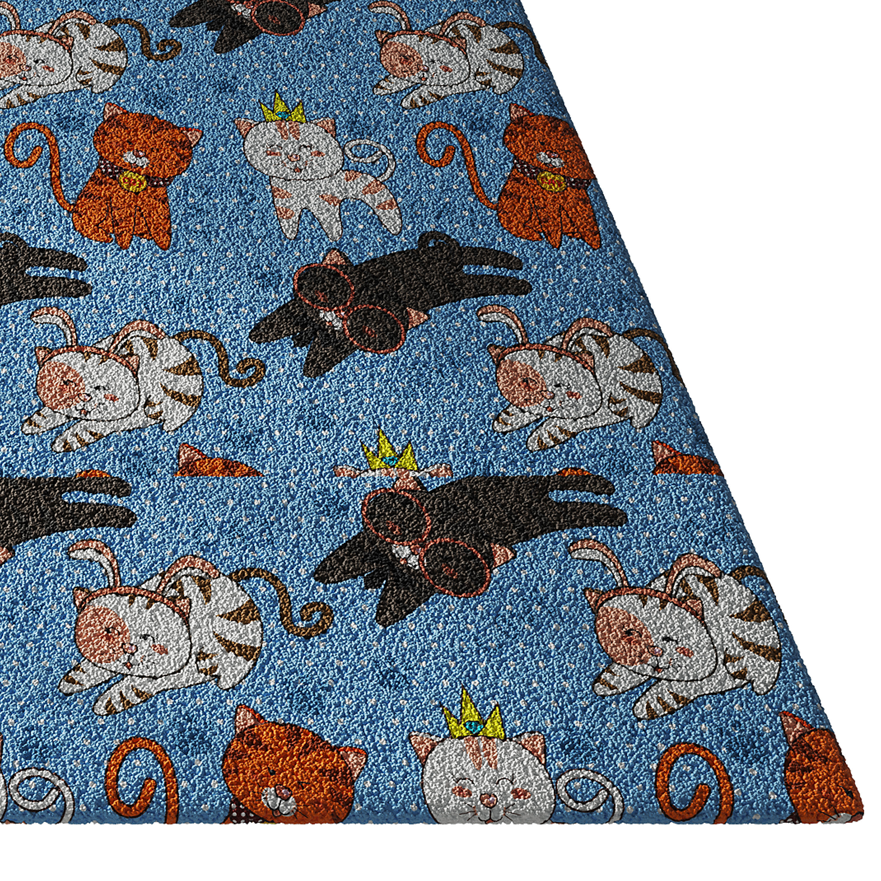 carpet for childrens room set 4 3D model_4