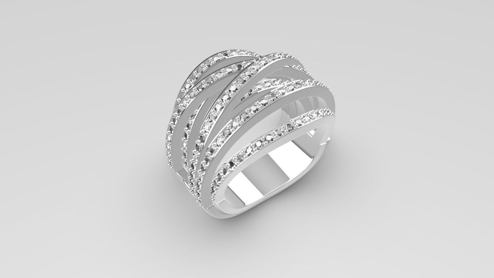 Two tones ring 2024-001  3D print model_4