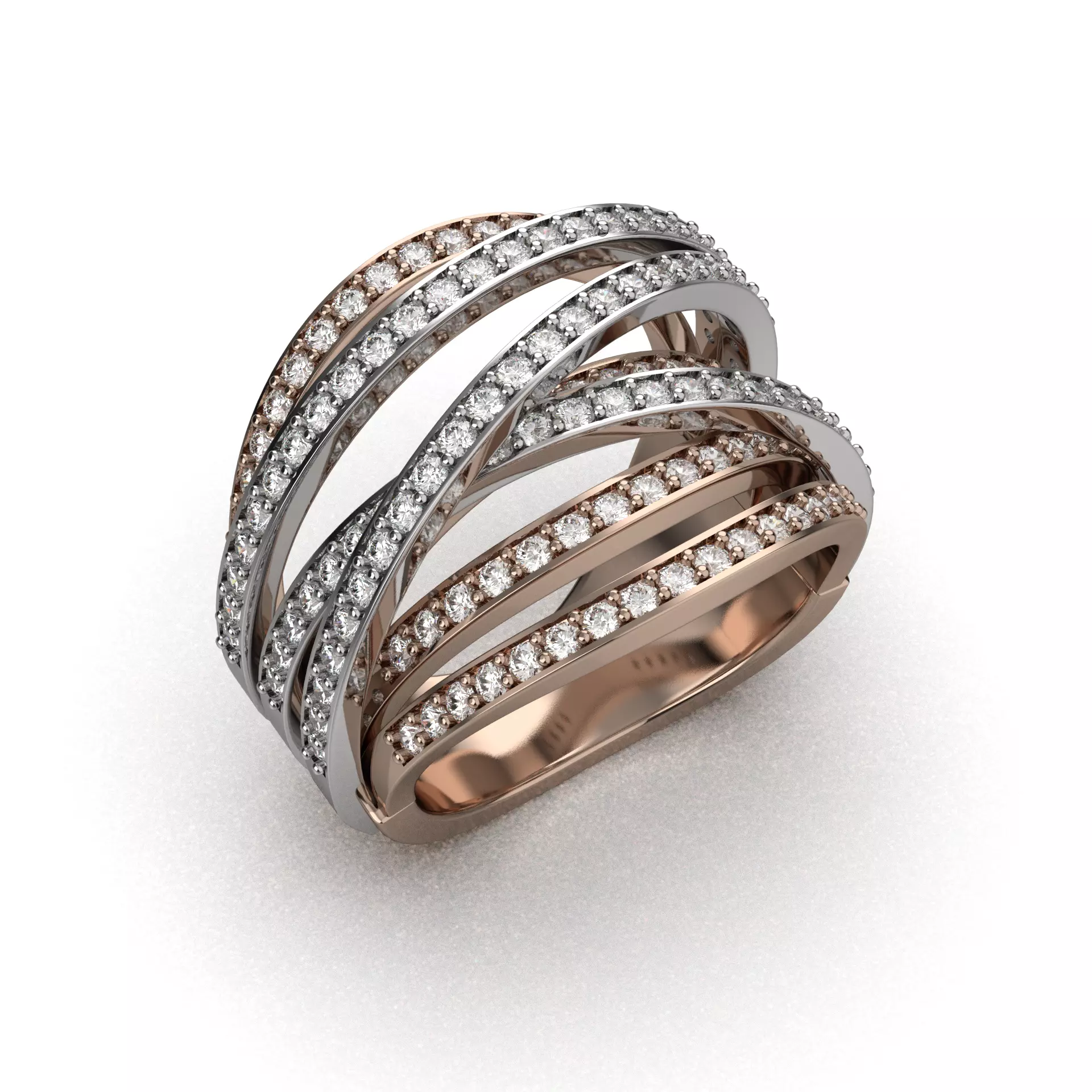 Two tones ring 2024-001  3D print model_0