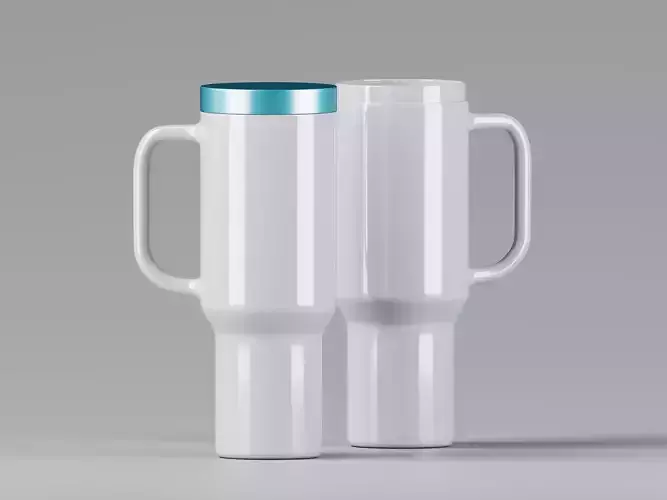 Insulated Water Cup 3D Model
