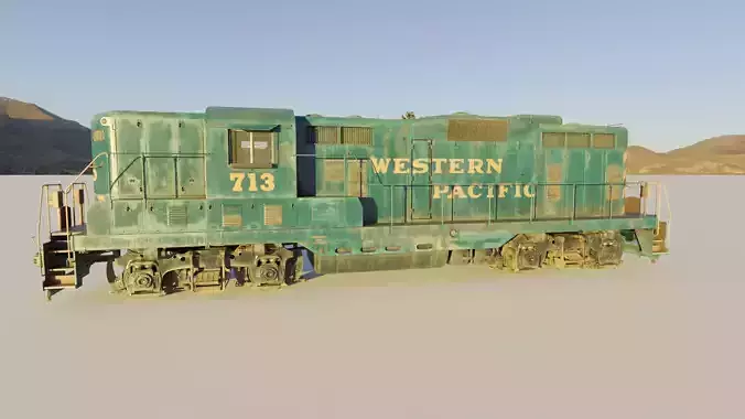 train 3D model